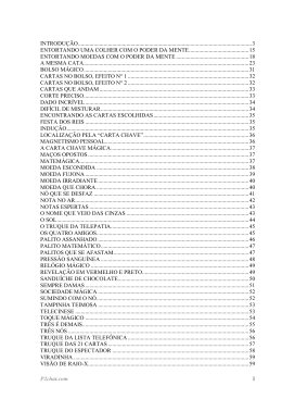 Apostila de Magicas