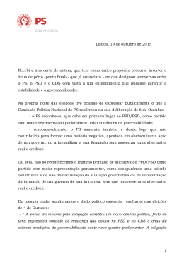 Leia, na íntegra, a carta de resposta de António Costa a