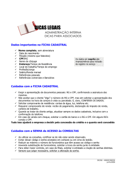 Dicas e informa&ccedil;&otilde;es