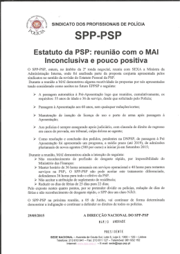 Reuni&atilde;o com o MAI