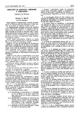 Decreto nº. 862-1976, de 22 de Dezembro