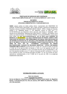 PRESTA&Ccedil;&Atilde;O DE SERVI&Ccedil;OS N&Atilde;O CONT&Iacute;NUOS