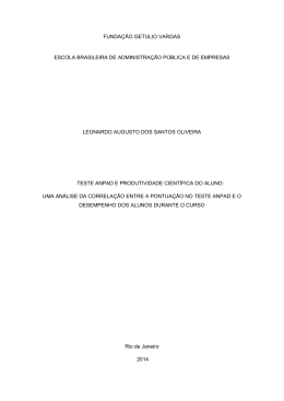 funda&ccedil;&atilde;o getulio vargas escola brasileira de administra&ccedil;&atilde;o p&uacute;blica