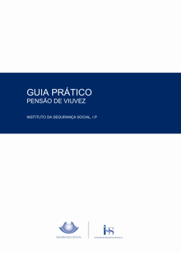Guia Pr&aacute;tico &ndash; Pens&atilde;o de Viuvez