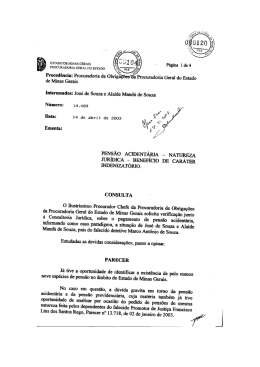 14.089 - Advocacia Geral do Estado de Minas Gerais