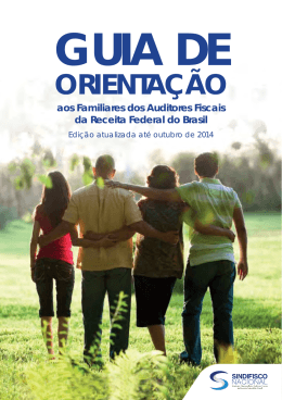 guia de orienta&ccedil;&atilde;o - Sindifisco Nacional