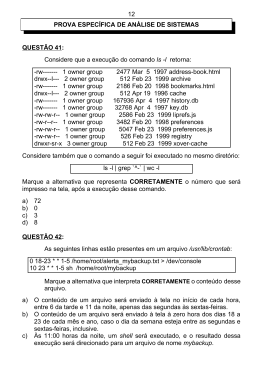 Prezado(a) candidato(a):