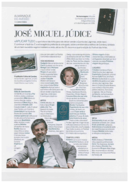 JOSÉ MIGUEL JÚDICE `