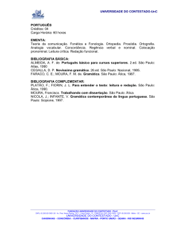 Ementas - Enfermagem (a partir de 2010)