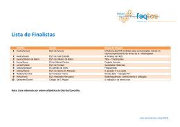 Lista de Finalistas do Prémio FAQtos 2014