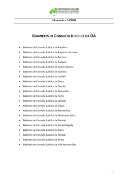 Inf. n.&ordm; 3-2009 - Apoio aos sobreendividados