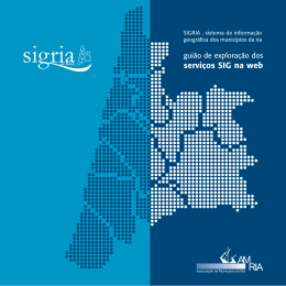 Gui&atilde;o de Explora&ccedil;&atilde;o dos servi&ccedil;os SIG na web