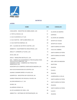ind&uacute;stria de embalagem, lda 21 oliveira do bairro a. pinto