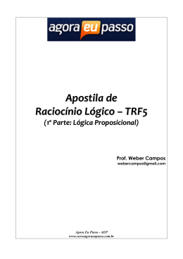 NO&Ccedil;&Otilde;ES DE L&Oacute;GICA