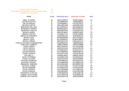 Page 1 N&uacute;mero total de perguntas 10 Percentagem penaliza&ccedil;&atilde;o por