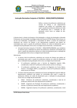 Instrução Normativa Conjunta nº 03/2014 - DIRGE/DIRPPG