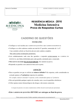 Especialidade de Medicina Intensiva