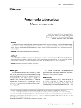 Pneumonia tuberculosa