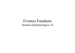 Informe Semana 14 - Secretaria da Sa&uacute;de