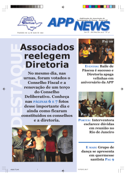 App News - Associa&ccedil;&atilde;o de Participantes do Portus