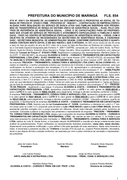 Ata da 1&ordf; Reuni&atilde;o