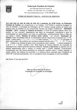 Federa&ccedil;&atilde;o Paulista de Futebol
