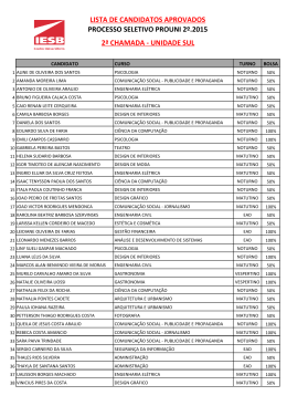 Prouni - Programa Universidade para Todos