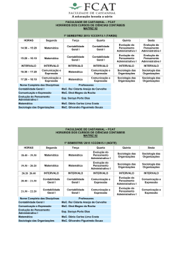 FACULDADE DE CASTANHAL &ndash; FCAT