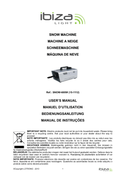 snow machine machine a neige schneemaschine