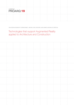 Technologies that support Augmented Reality applied to
