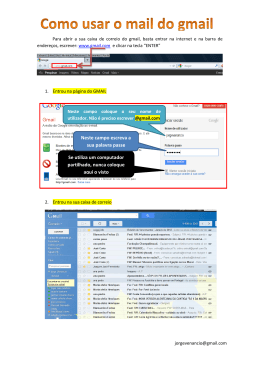 Separadores do Gmail