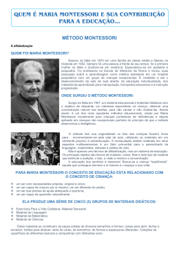 Quem Foi Maria Montessori - montessori-al