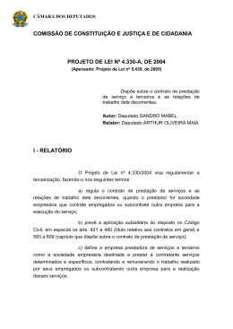 Apensado: Projeto de Lei n&ordm; 5.439, de 2005