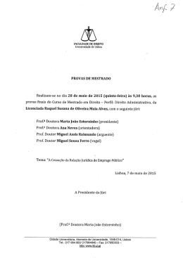 Dr.&ordf; Raquel Susana de Oliveira Maia Alves