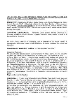4198ª mas de 03.11.2014. - Conselho Regional de Administração