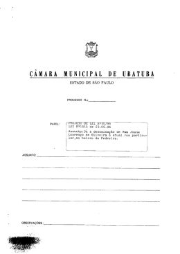 LF - 1996 - Câmara Municipal de Ubatuba