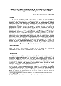 Forma&ccedil;&atilde;o de professores para inser&ccedil;&atilde;o do computador na escola