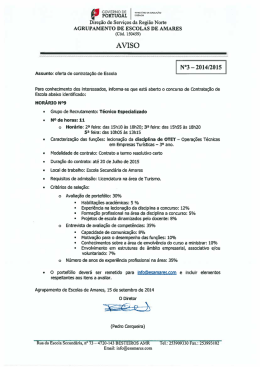 Hor&aacute;rio N&ordm;9 - Opera&ccedil;&otilde;es T&eacute;cnicas em Empresas Tur&iacute;sticas