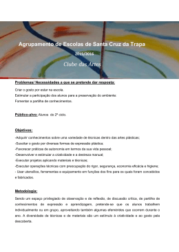 Clube das Artes 2CEB 2015 - Agrupamento de Escolas de
