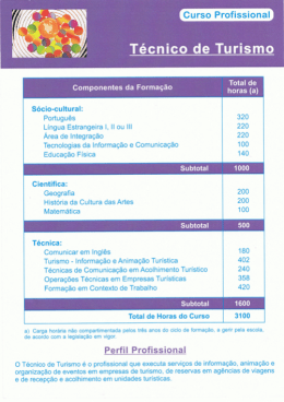 Técnico de Turismo