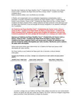 Recolha das Cadeiras da Papa Healthy Care&trade;, Close to