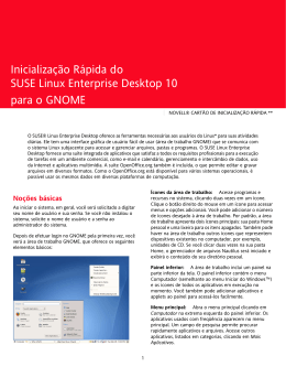 Inicializa&ccedil;&atilde;o R&aacute;pida do SUSE Linux Enterprise Desktop 10 para o
