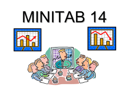 Aula introdução ao Minitab - Lopes & Gazzani Planejamento Ltda