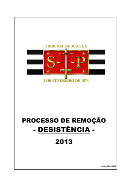 DESISTÊNCIA