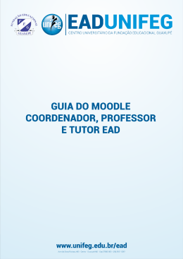 Guia de Acesso ao Moodle - Coordenador, Professor, Tutor