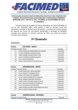 licenciaturas, bacharelado e tecnologos