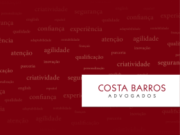 Apresenta&ccedil;&atilde;o do PowerPoint - Costa Barros