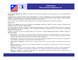 Processo de Certifica&ccedil;&atilde;o - Perry Johnson Registrars
