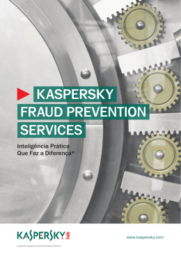 KASPERSKY FRAUD PREVENTION SERVICES