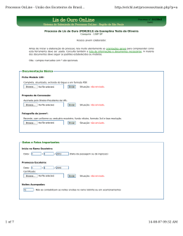 Processos OnLine - União dos Escoteiros do Brasil... http://erichl.net